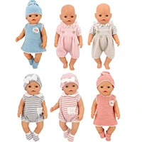 Baby Born Doll Clothes For 13-18 Inch Newborn Doll Cute 43cm Newborn Doll Accessories Festival Birthday Gift 2