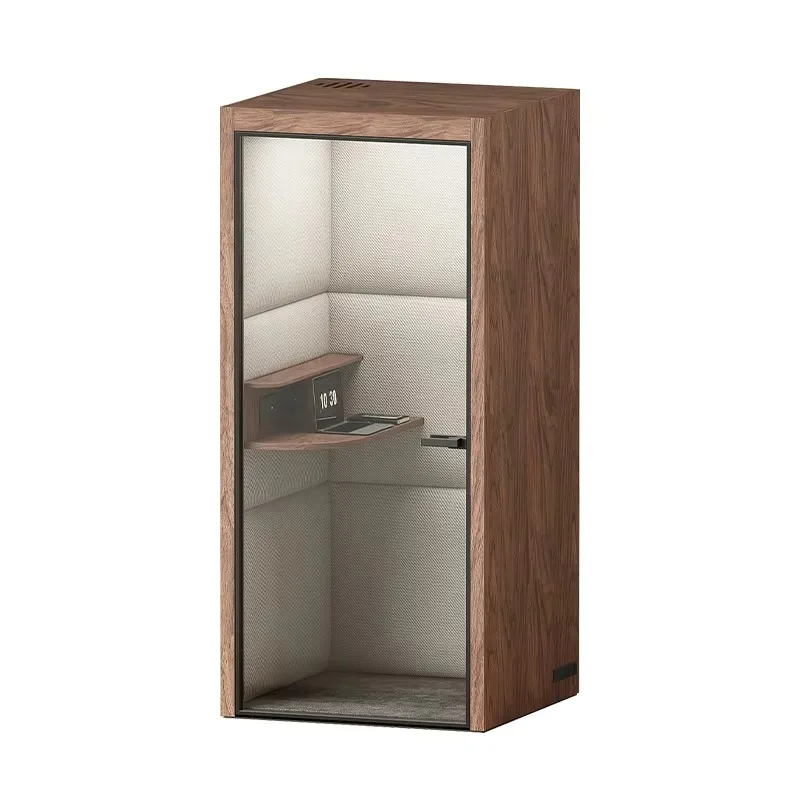 Professional Acoustical Meeting Booth for Office Privacy with Ventilation and Lighting Perfect Soundproof Booth Office Pod