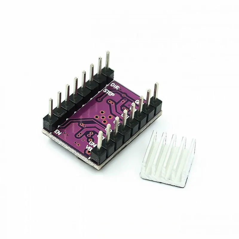 ملحقات الطابعة ثلاثية الأبعاد AT2100Stepper محرك لوحة للقيادة وحدة كتم الصوت متوافقTMC2208Drive