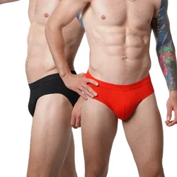 5Pcs Men’s Cotton Briefs Man Sexy Underwear Plus Sze Solid Breathable Underpants Triangle Panties Para Hombres Mens Gifts 2025