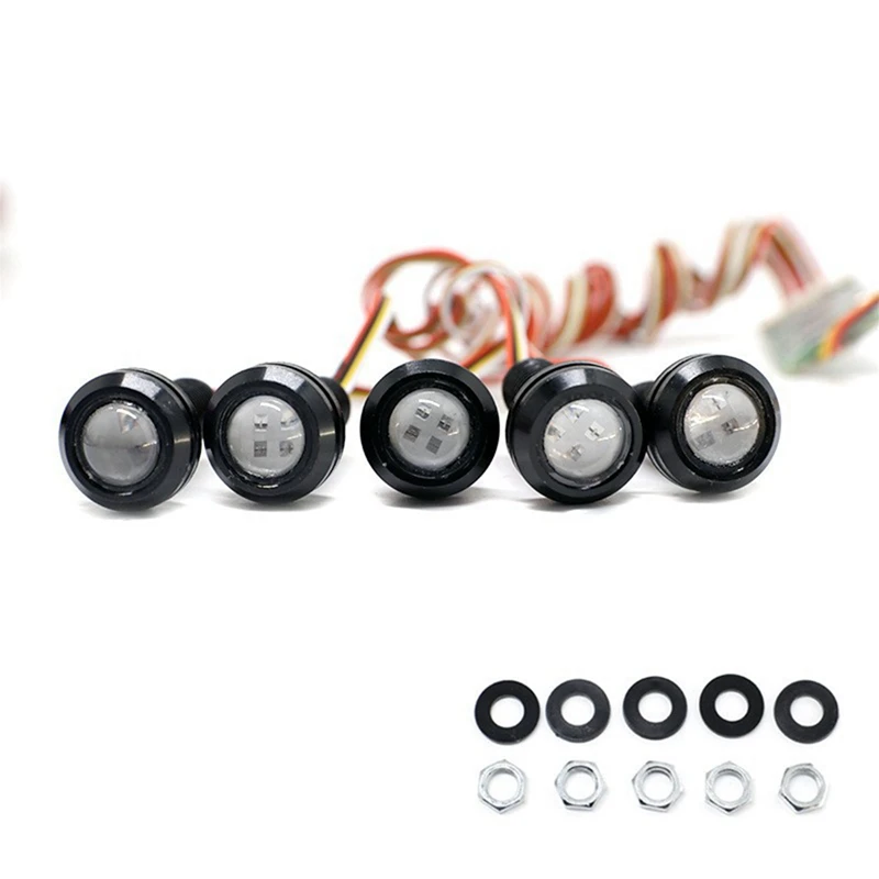 RC Light Kit Headlights Spotlight With 10 Modes For Traxxas Slash 4X4 VXL 2WD 1/10 RC Truck Car Upgrades Parts