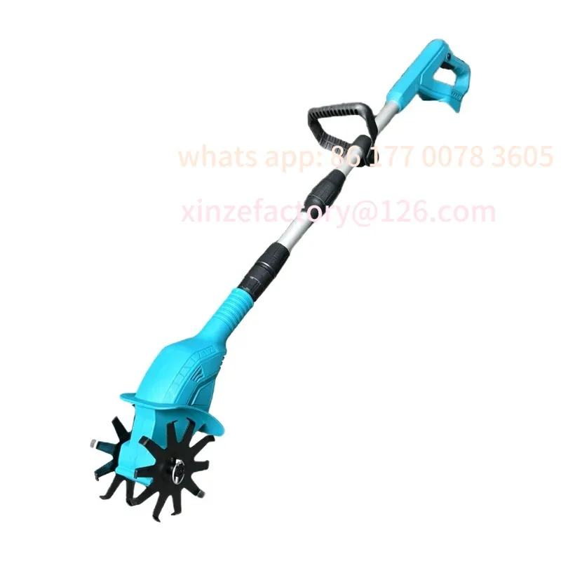 

Customizable Electric Tiller for Makita Battery 4 Blades Electric Lawn Mower Cordless Grass Trimmer Garden Tools(NO Battery)