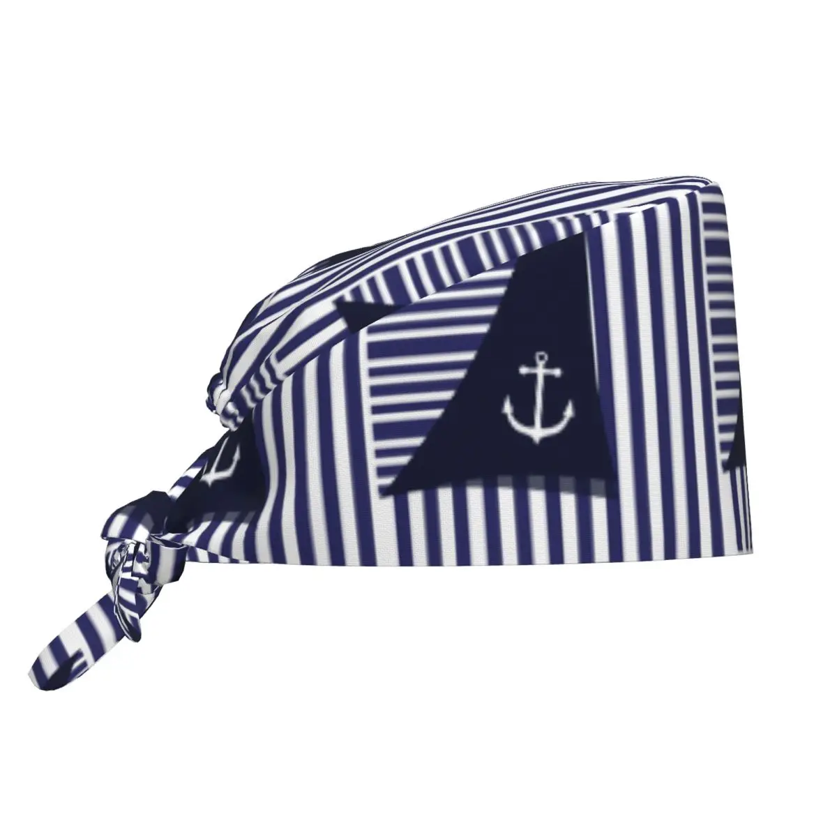 Gorro quirúrgico de enfermería para operador rojo nórdico, ancla oceánica, azul marino, cuidado de mascotas, gorros de trabajo de enfermería, sombreros informales para hombres y mujeres