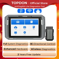 TOPDON ArtiDiag900 Lite OBD2 Wireless Scanner All Systems Bi-Directional Diagnostic Scan Tool Free Upgrade Bidirectional Control