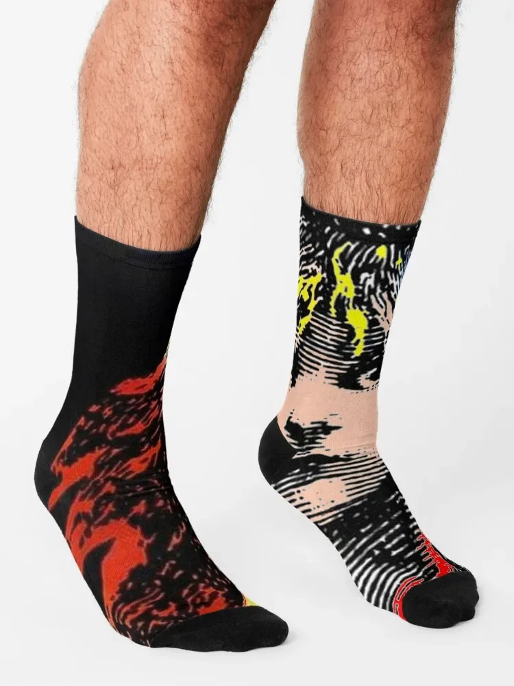 Les miserables: restaurierte kolorierte Werbe druck Socken Neuheiten Boden Wanderschuhe Herren Socken Damen