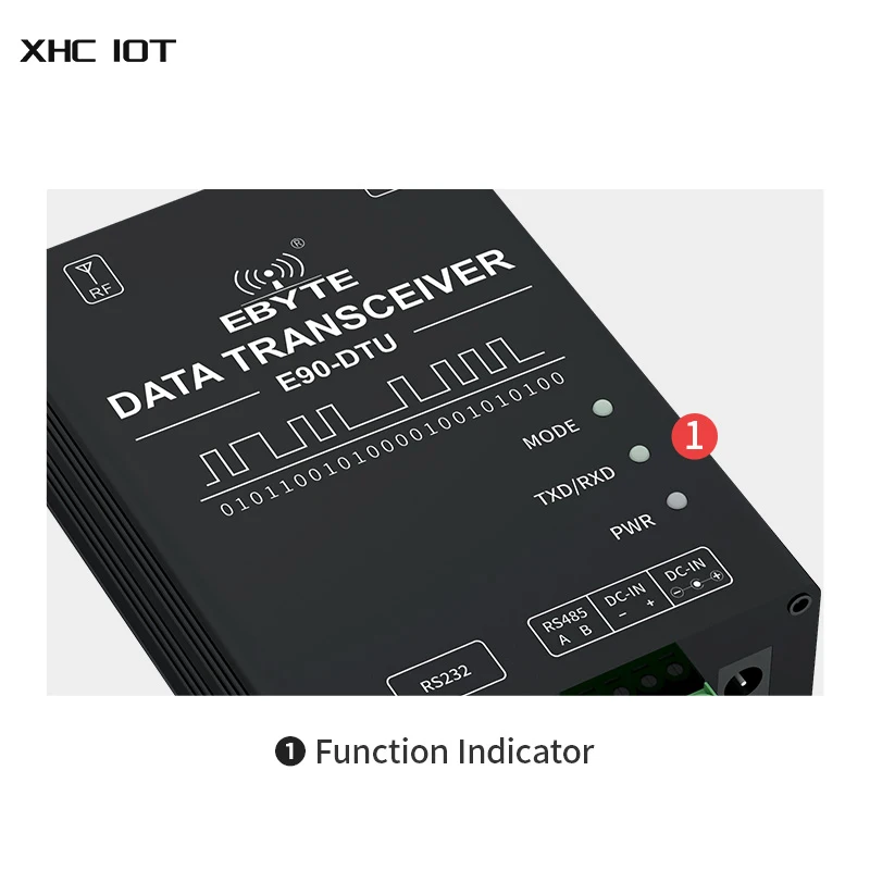 LoRa-módem transceptor inalámbrico para agricultura inteligente XHCIOT E90-DTU, 433MHz, SX1268, RS232, RS485, IoT, RSSI, 400SL22P