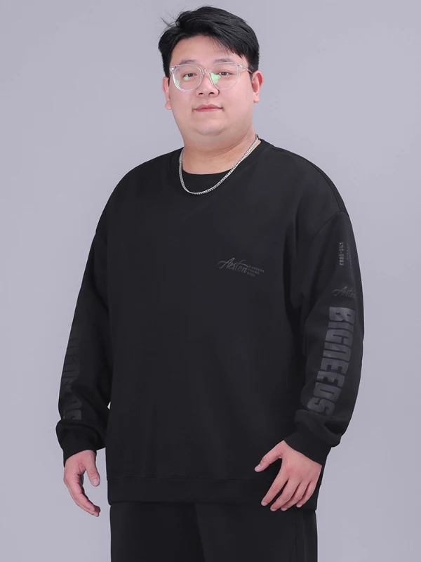 

Модный мужской свитшот больших размеров с круглым вырезом, повседневный, свободного кроя, удобный, в американском ретро-стиле, осенне-зимний модный топ