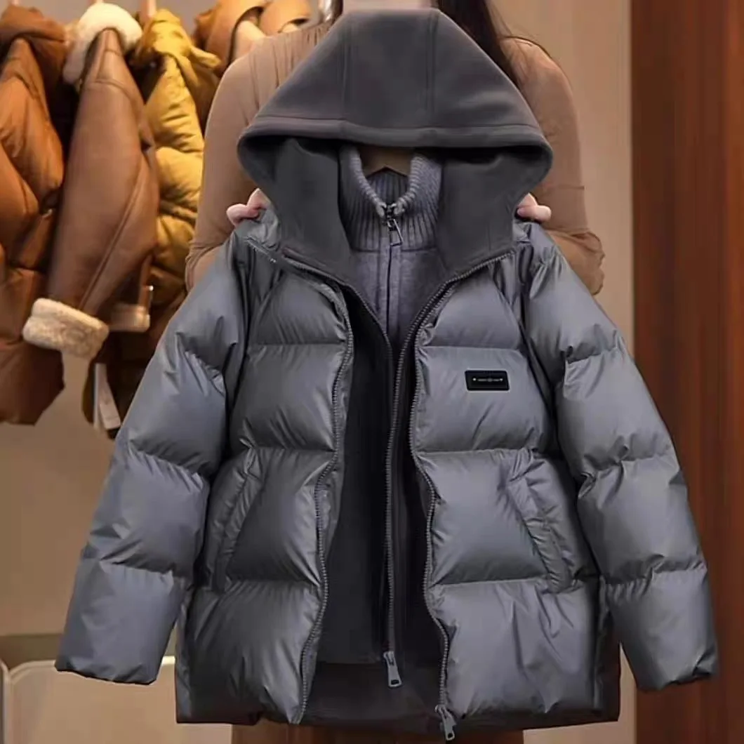 Teenagers Winter Boys Down Jacket Keep Warm Fashion Boys Coat Hooded Zipper Boys Outerwear Birthday Gift 5-14 Years Kids Clothes