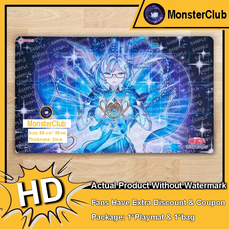 

YuGiOh Dracotail Faimena Playmat Dracotail Faimena TCG CCG Mat Board Game Pad Trading Card Game Mat Rubber Mousepad 600x350x2mm