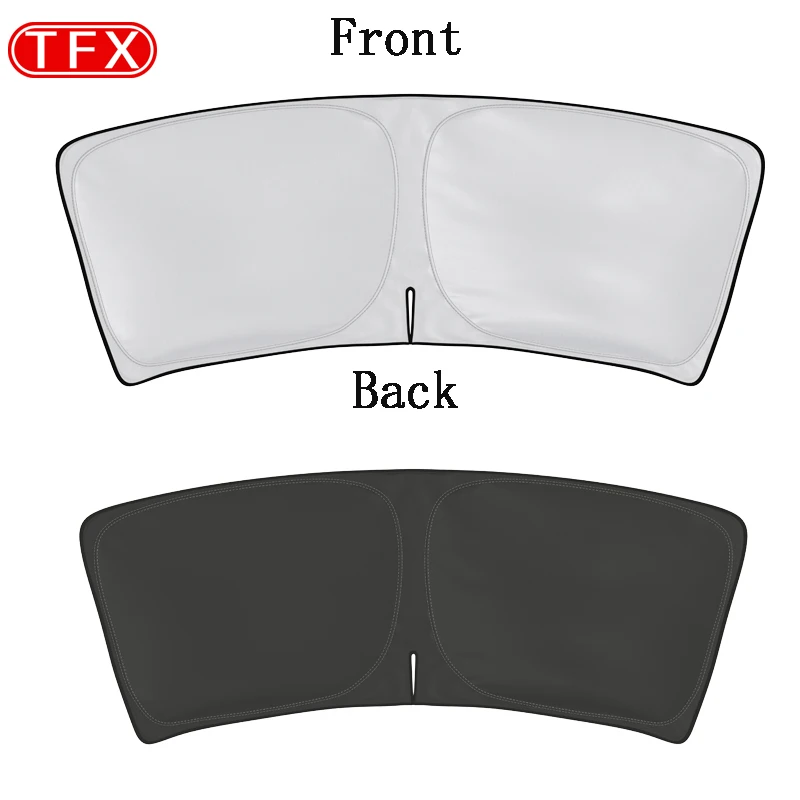 Parasol para parabrisas de coche, accesorio para Toyota FJ Cruiser 2018-2023, estilo nano-aislante, ventana delantera