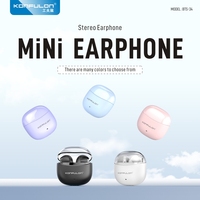 KONFULON Mini Portable Wireless Bluetooth Earphones In-ear Sports Earphones with Touch Buttons Stereo Surround Headphones