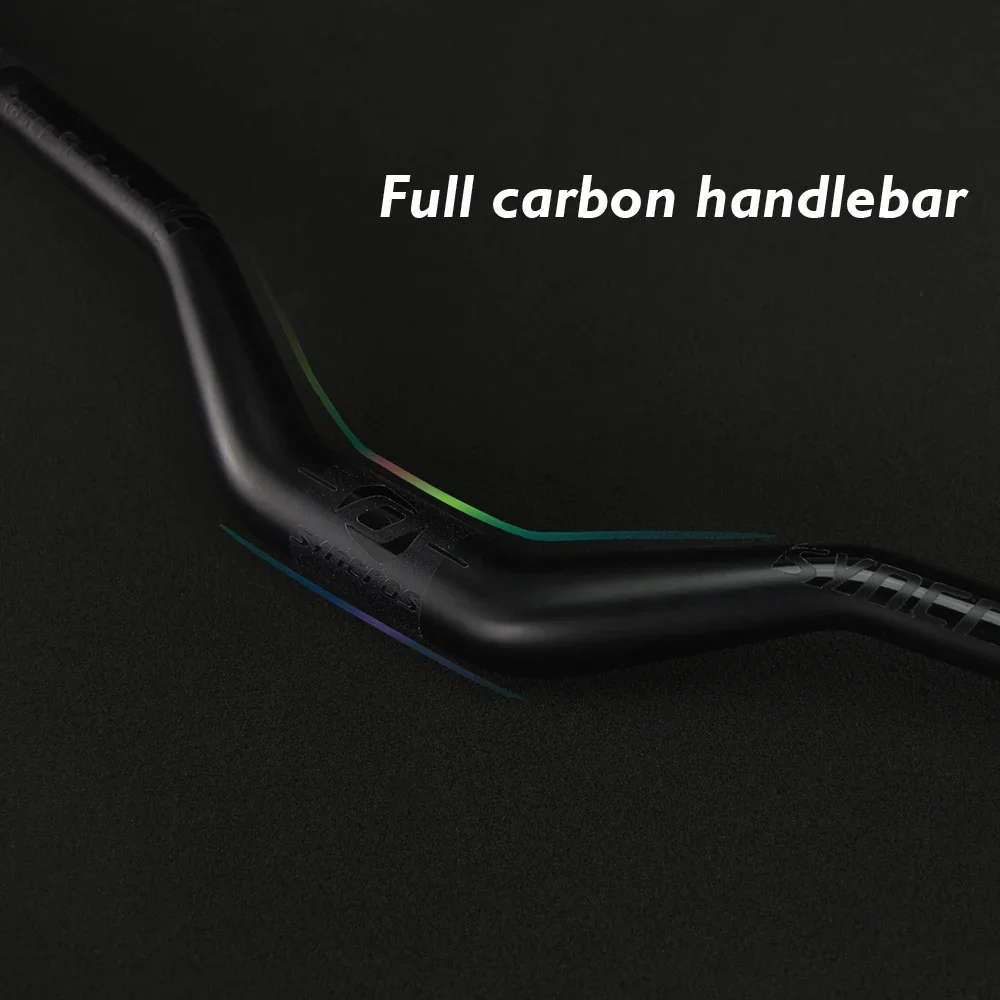 25 Degree Custom Syncros Mountain Bike Handlebar Matte Carbon Fiber Bicycle Mtb Handlebar Rise 31.8X680/700/720mm
