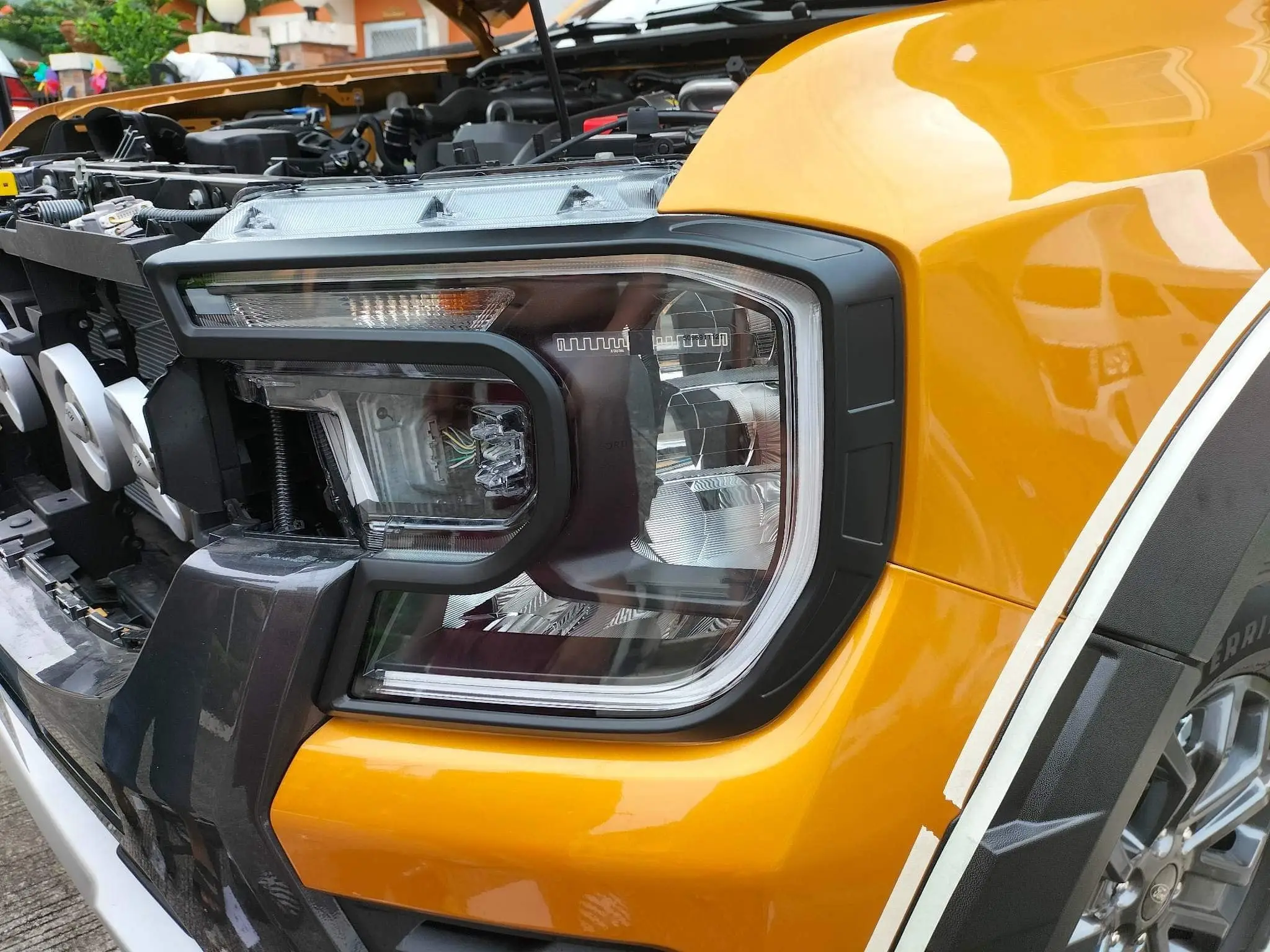 2PCS Head Lights Cover Front Headlights Protector Cover Guard  For Ford Ranger T9 2023 Wildtrak XLT Sport Next Gen Accessories