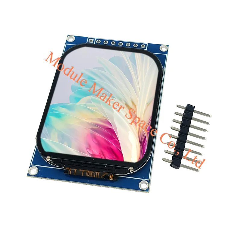 

2,01-дюймовый модуль дисплея IPS TFT LCD 240x296, широкоугольный цветной экран полного обзора JD9853 SPI с 8-контактным разъемом Маленький ЖК-модуль