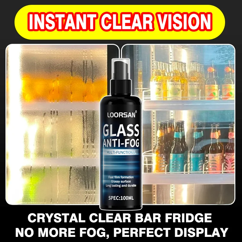 بخاخ زجاجي مضاد للضباب سعة 100 مل - مساعد في القيادة في الطقس البارد، يضمن رؤية واضحة، والسلامة على الطرق المبللة، وصيغة سريعة الجفاف #3