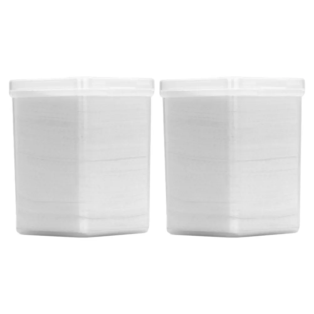 

2 Boxes Lash Glue Cleaning Cotton Pads Eyelash Remover for Extensions Salon Travel Non Woven Fabric Glue Cleaning Pad Cotton