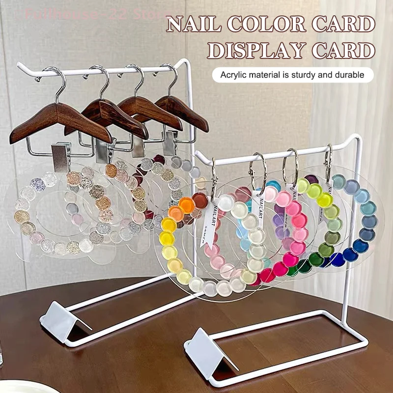 【MAX-22】Nail Swatches Color Card Display Board Gel Polish Template Nail Art Tips Sample Stand Practice Desktop Storage