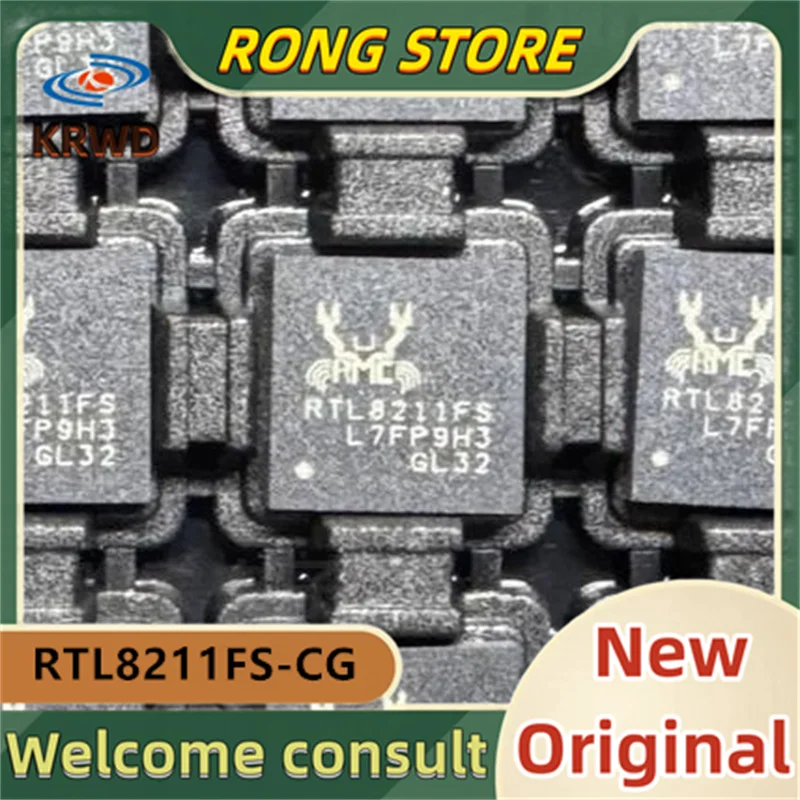 5PCS RTL8211FS RTL8211FS-CG RTL8211 QFN48   New and Original