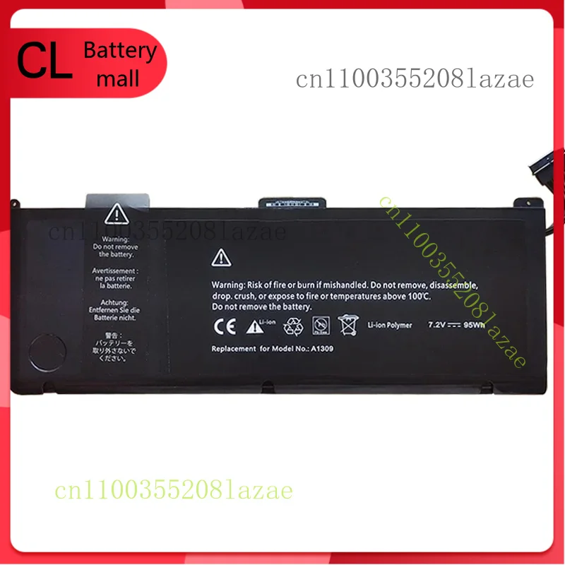 

New A1309 Battery for Apple MacBook Pro 17" A1297 Early 2009 Mid 2010 Battery