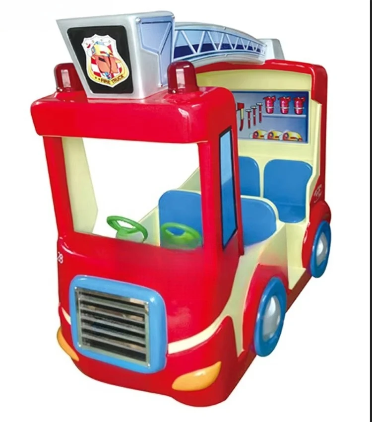 Fire Truck Ride Carnival Ride Coin Operated Car Ride Swing Game Console