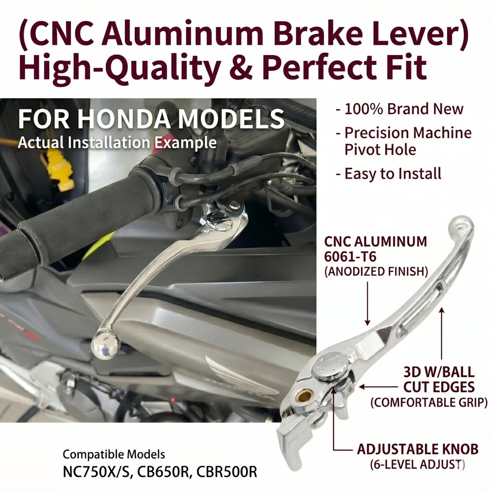 Motorcycle Front Brake Lever Handlebar Accessory for HONDA NC700S NC700X NC750S NC750X NC700D Integra DCT