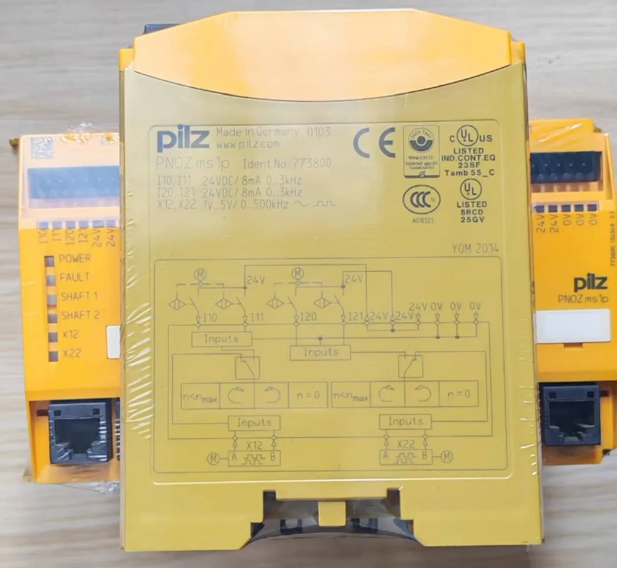 Pilz safety relay module PNOZ ms1p 773800