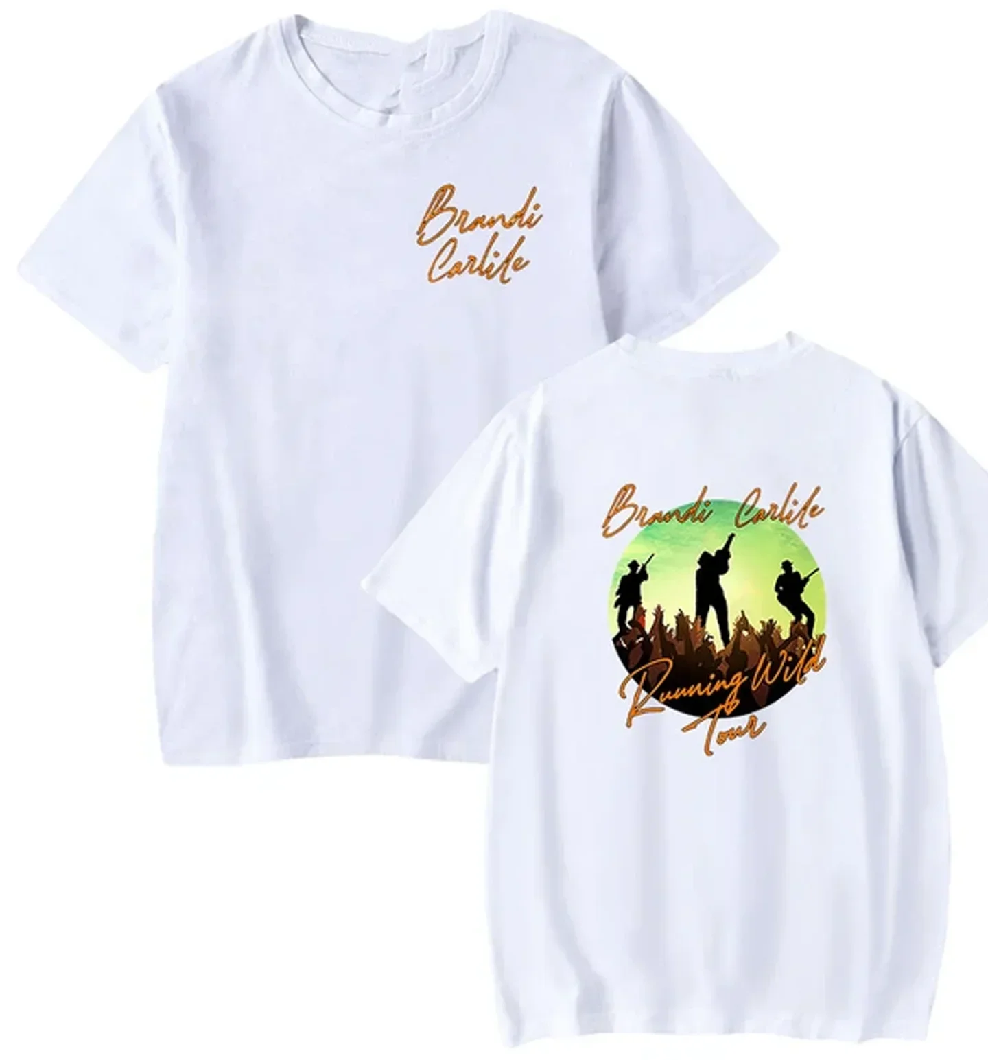 Brandi Carlile 2 SIDES T-shirt white Short sleeve S to 5Xl 1F860