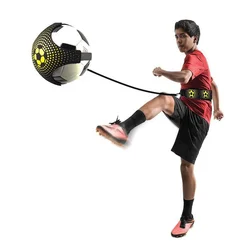 Esportes ao ar livre Toy Ball com Elastic Swing, Treinamento de Futebol, Pacote Auxiliar, Exercício Físico, Habilidades Pessoais Prática Correias