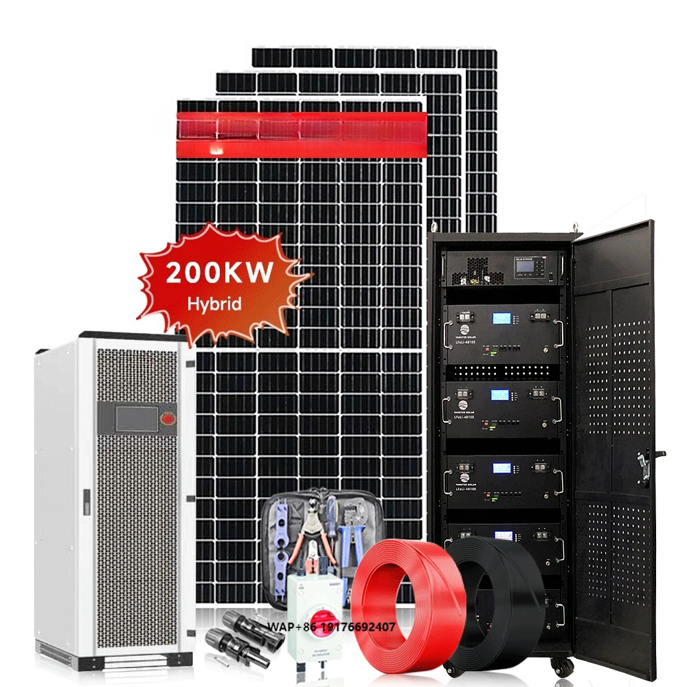 40kw 200kw 250KW Mw Generator Hybrid Solar System 1000kw 100kw 10kw 15kw Complete 3-phasig 400v 20kw off Grid