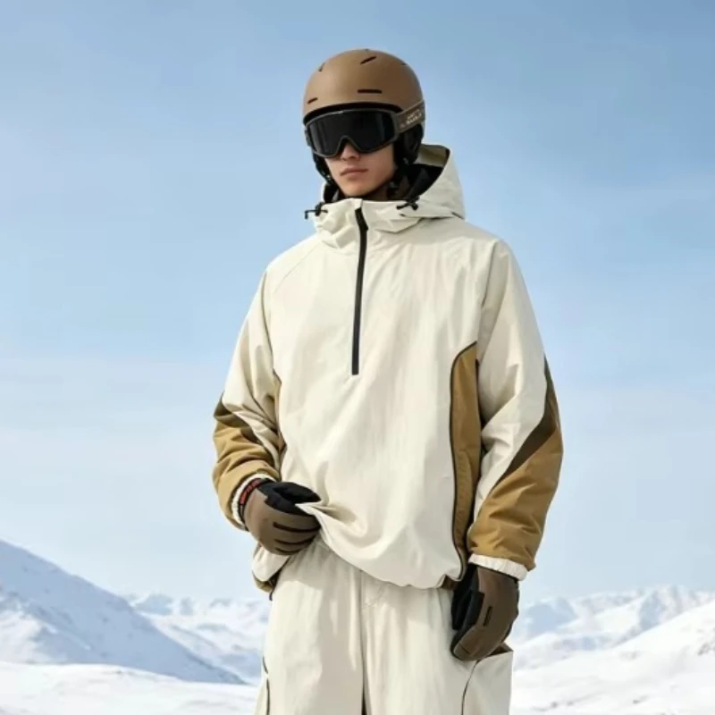 2026 New Men's Winter Skiing Tops Warm Windproof Waterproof Breathable Women Ski Coat Breathable Adult Outdoor Sports Jackets