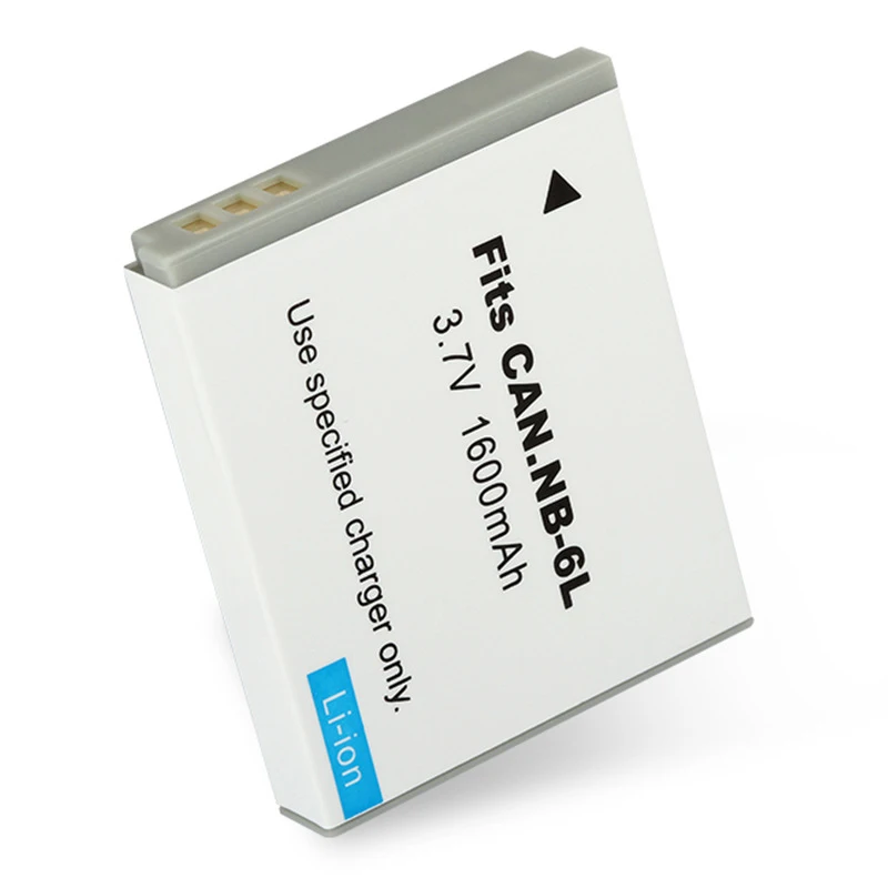 

3.7V 1600mAh NB 6L NB6L NB-6L Battery For Canon Powershot D10 D30 S90 S95 S120 S200 SX170 IS SX710 SX700 SX530 SX275 Camera