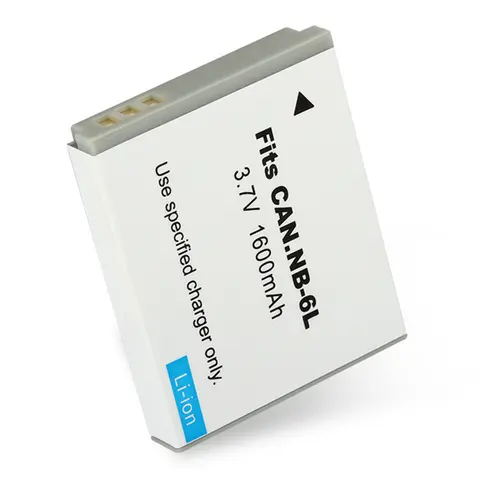 Batería de 3,7 V 1600mAh NB 6L NB6L NB-6L para cámara Canon Powershot D10 D30 S90 S95 S120 S200 SX170 IS SX710 SX700 SX530 SX275