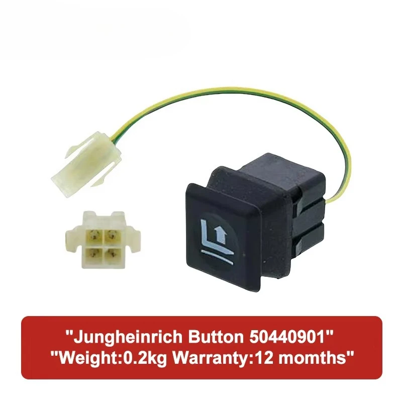Wholesale Forklift Parts Jungheinrich Push Button Switch Downing 50440901 for Electric Forklift ERC 212-216 in Stock