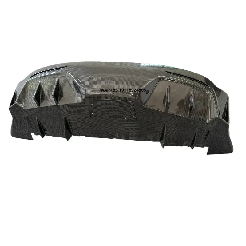 

Topcar Style Carbon Fiber Rear Lip Diffuser Wide Body Expansion Kit for Model X Modified Version