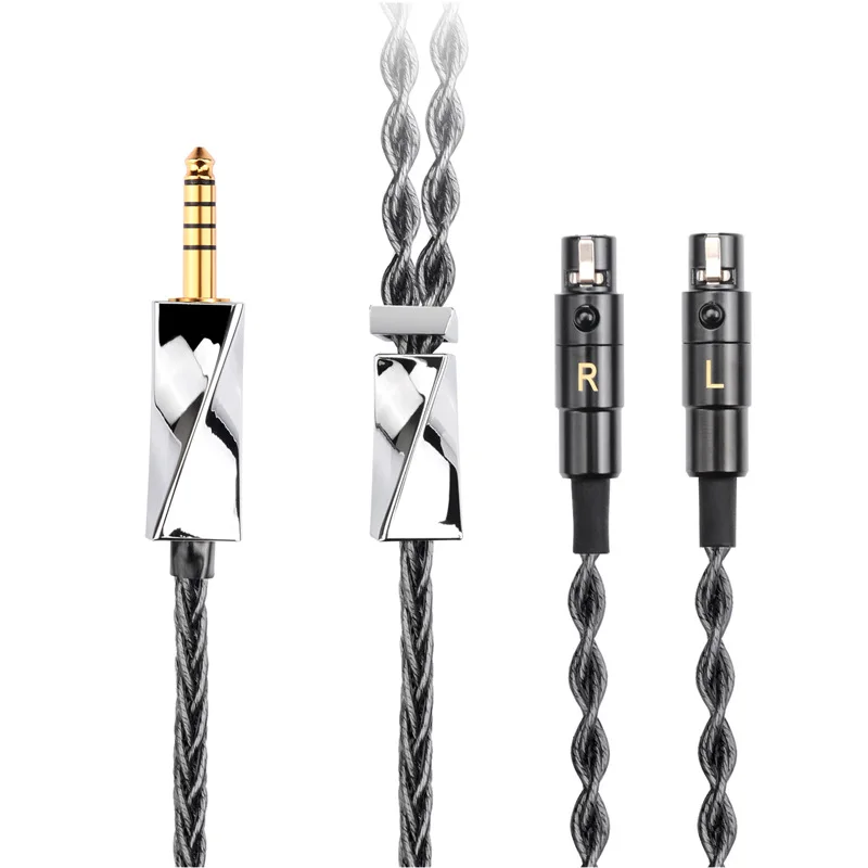 

Кабель для наушников 4,4 мм, сбалансированный, с серебряным покрытием, для моделей Audeze LCD2, LCD3, LCD4, LCD-X