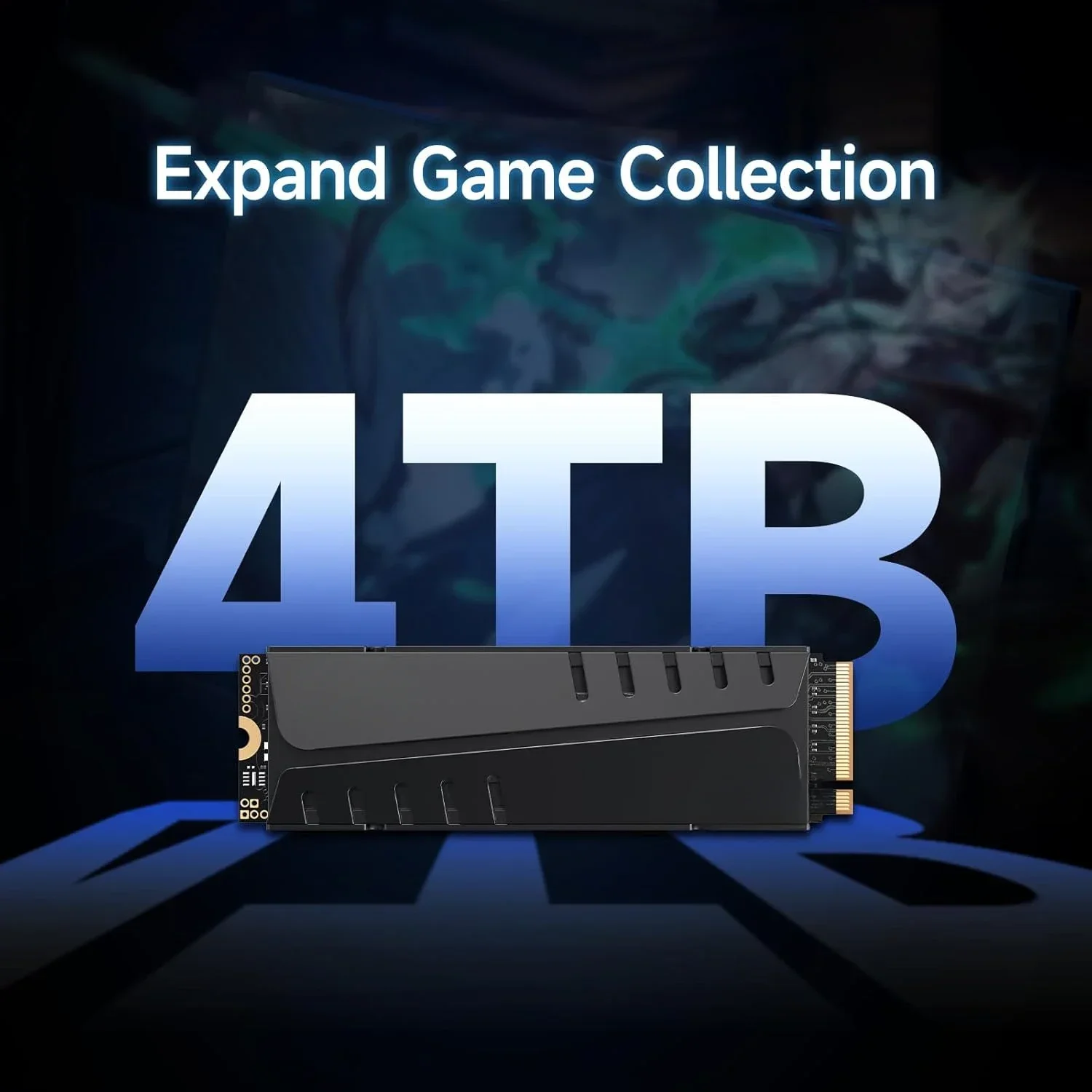 S770 4 TB NVMe M.2 SSD para PS5 - com dissipador de calor e DRAM, até 7300 MB/s, PCIe 4.0. NOVO