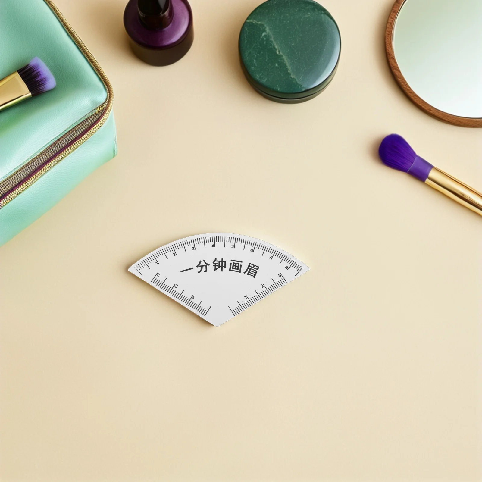 Regla de medición de dibujo de cejas, guía reutilizable para dar forma precisa, plantilla de mapeo, herramienta de rutina matutina rápida, 2 uds.