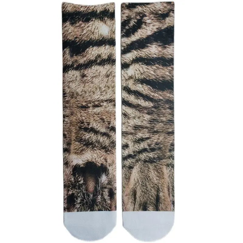 3D Unisex Funny Print Animal Paw Cospaly Socks Animal Kawaii Cute Simulation Fun Sock Halloween Carnival Party Gift Women Men