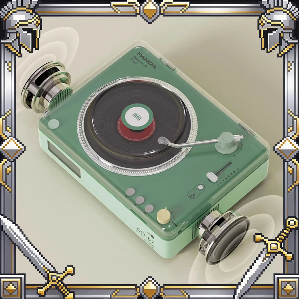 PANDA CD67 CD Player Independent Cavity Stereo LCD Digital Display Home CD Player Support Format CD CD-R CD-RW WMA MP3 For Gifts
