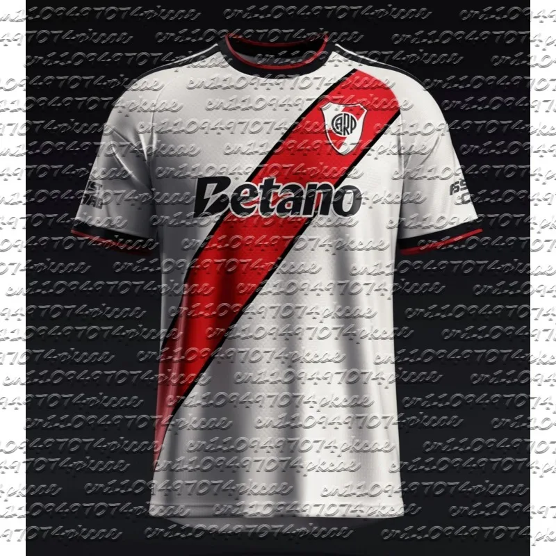 Nueva Camiseta de Fútbol River Plate 2027, Equipación Local, para Hombre, Adulto, Secado Rápido, Transpirable, para Fanáticos del Fútbol, Camiseta Deportiva