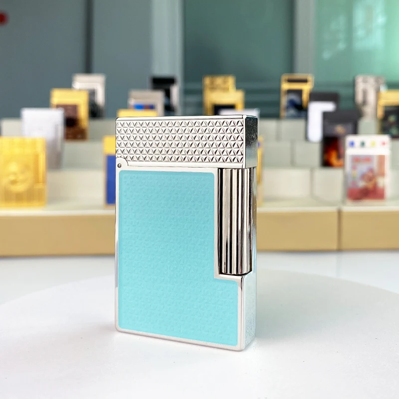 

Новая памятная серия, роскошная зажигалка с одним и двойным пламенем Ping Sound, бутановая зажигалка для курения сигарет с натуральной краской 190