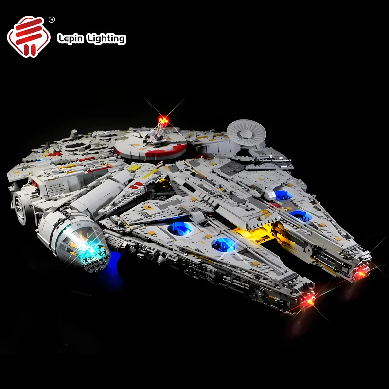 RC DIY LED Light Kit For LEGO 75192 Ultimat Falcon Millennium Compatible With Falcon 05132 DG005 81085 (NO Block,ONLY LED)