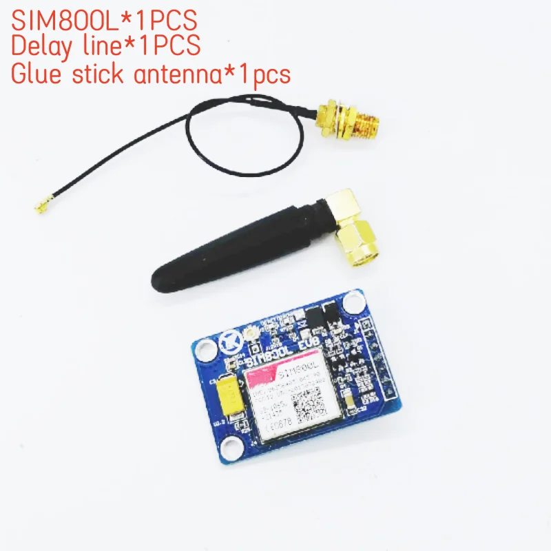 SIM800L V2.0 5 В беспроводной GSM GPRS модуль четырехдиапазонный с крышкой антенного кабеля
