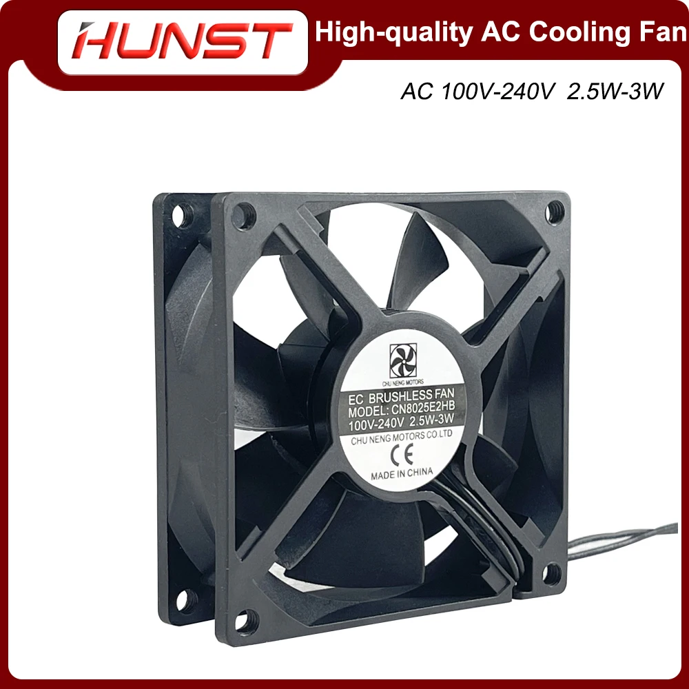 

Hunst Cooling Fan CN8025E2HB 80*80*25mm 100-240V AC 2.5W-3W High Quality Industrial Cooling Fan