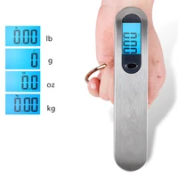 Portable Scale Digital LCD Display 110lb/50kg Electronic Luggage Hanging Suitcase Travel Weighs Baggage Fishing Scale with Hook 5