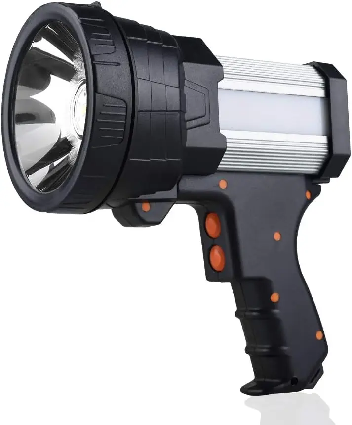 Faro LED Ricaricabile Super Luminoso da 100.000 Lumen con Luce Diffusa e Treppiede per Campeggio