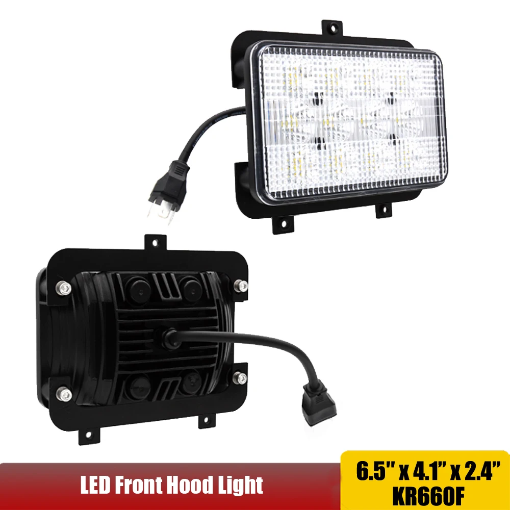 6x4 60 واط LED الجبهة هود ضوء-عالية منخفضة شعاع لماسي فيرغسون 6100-6200 و 8100-8200 سلسلة الجرارات + x2Pcs/الكثير