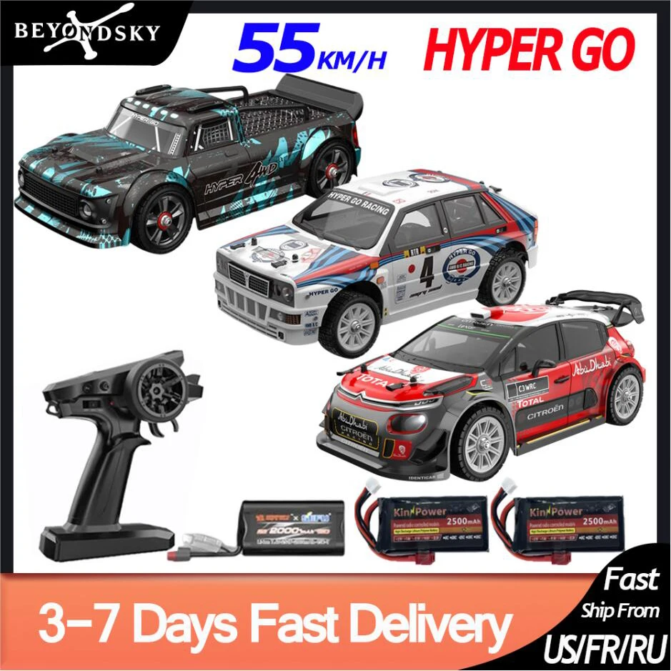 HYPER GO MJX 14301 14302 14303 1/14 RC Car Brushless 2.4G Remote Control 4WD Off-road 55km/h High Speed RC Car Truck Hobby Toy