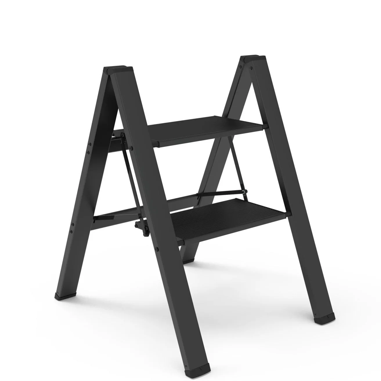 Indoor Multi-Functional Thickened Aluminum Alloy Folding Stepladder Flower Stand Ladder Household Folding Small Stool