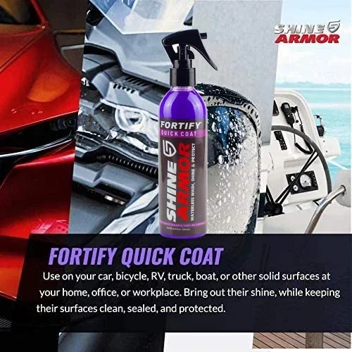 

236ml Auto 3 in 1 Hydrophobic Quick Coat Ceramic Coating Car Polish Waterless Car Wash Shine Polymer Sealent Car Wax Spray Coat